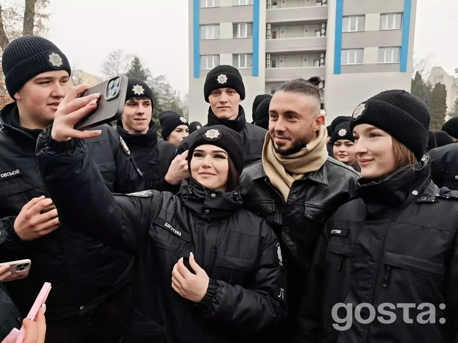 На зустрічі гурту «Антитіла» з ліцеїстами МВС в Івано-Франківську, 09.02.2026.