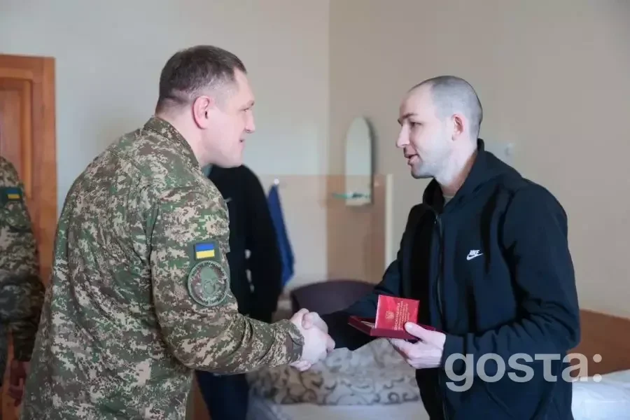 Командувач Нацгвардії України зустрічає поранених бійців та вручає нагороди за стійкість, лютий 2026 рік.