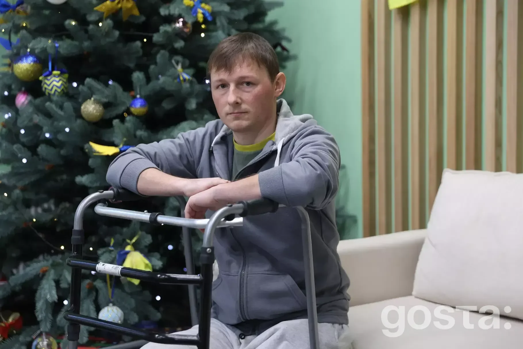 Alt text: Soldier from Ukraine's National Guard shares his story of resilience and recovery, reflecting on bravery and s
