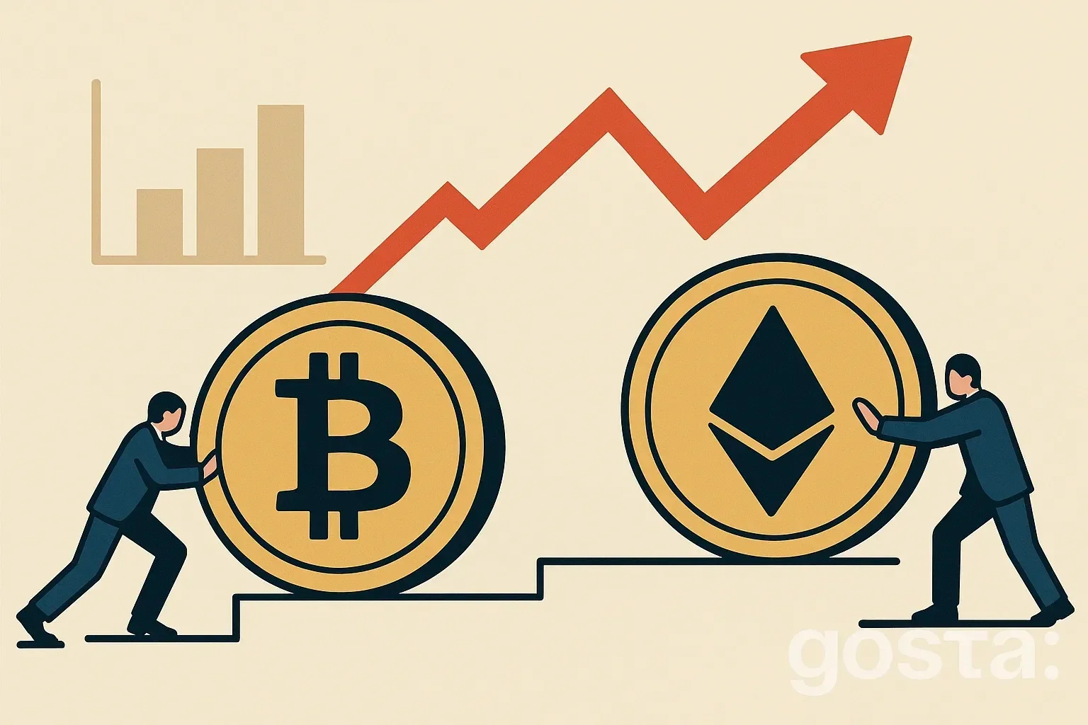 Позитивна динаміка спотових біткоїн- та Ethereum-ETF: приплив капіталу майже $1 млрд
