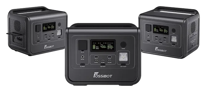 Fossibot F800 у рейтингу зарядних станцій — 800/1600 Вт і LED-ліхтар