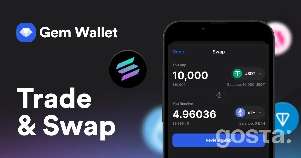 Gem Wallet — це некастодіальний крипто-гаманець із відкритим кодом