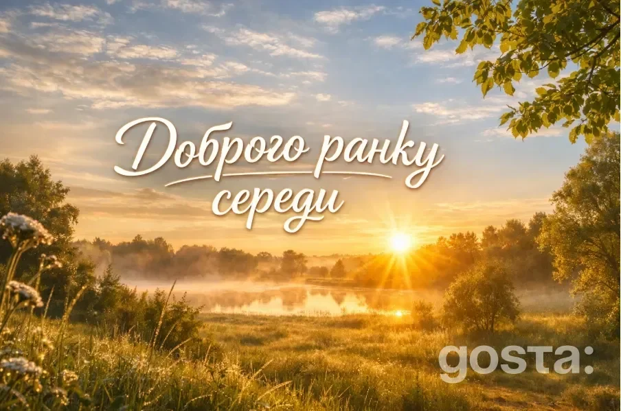 Good Wednesday morning in Ukrainian
