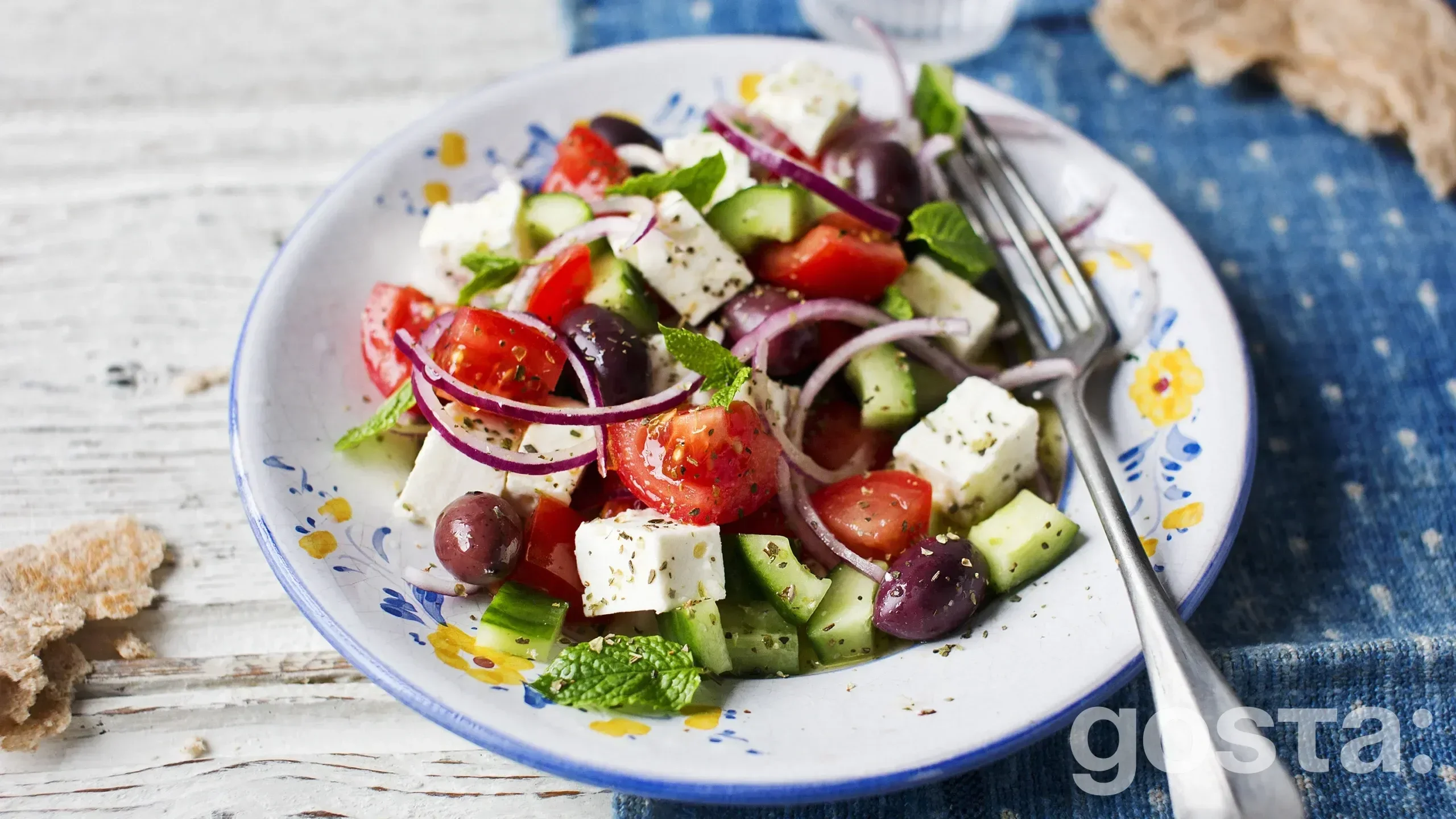 Greek salad ingredients