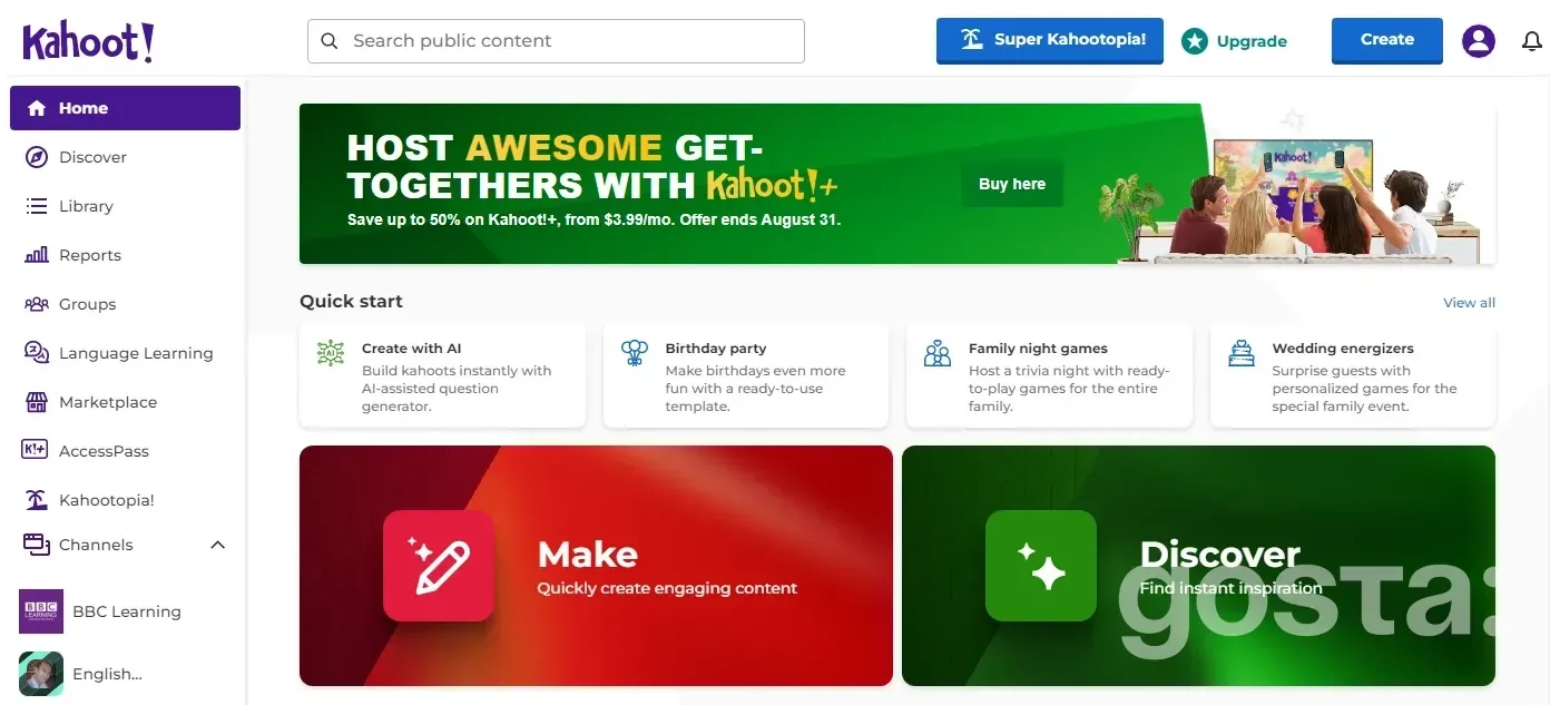 How to play Kahoot