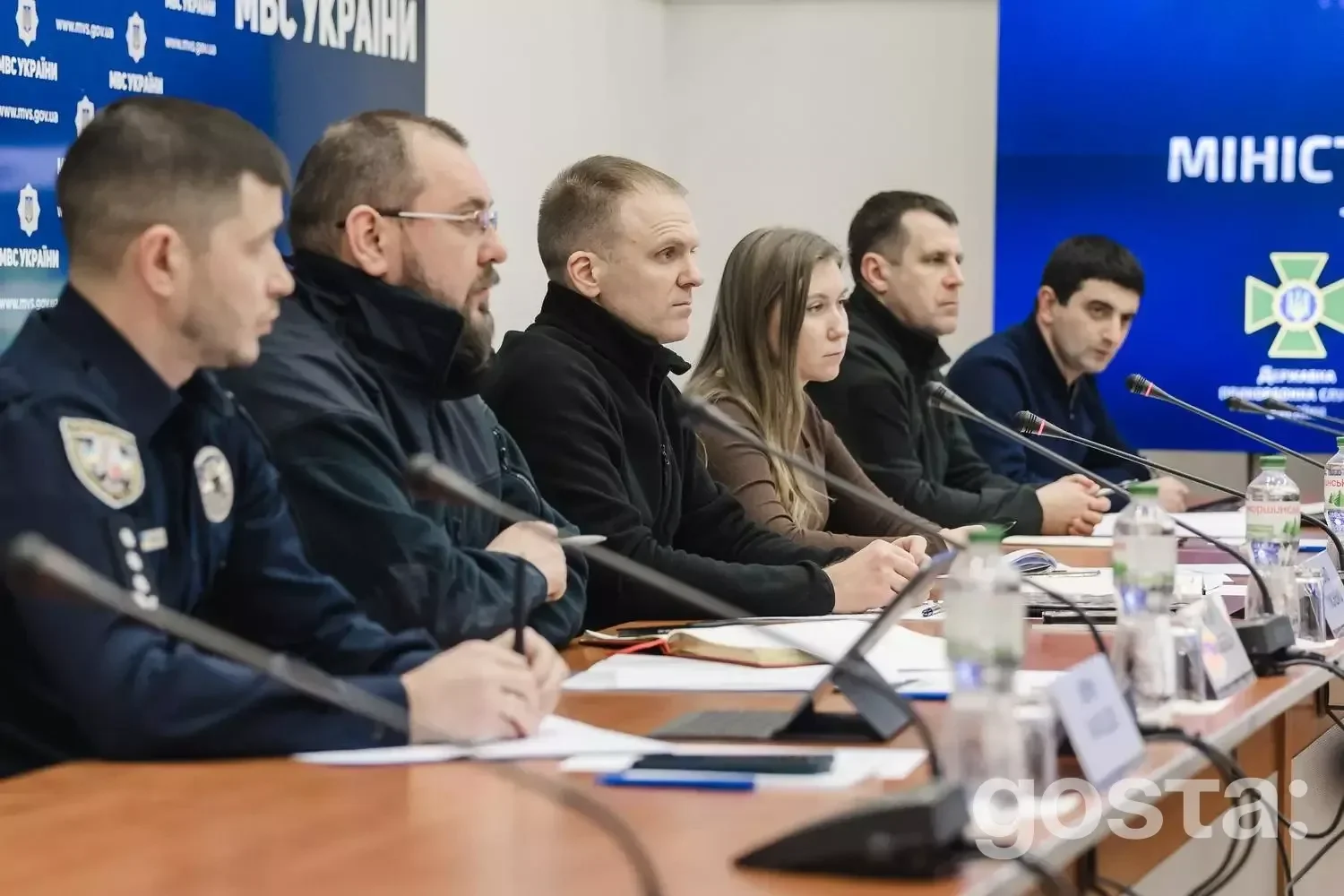 На зображенні показана офіційна зустріч представників МВС України з Міжнародною комісією з питань зниклих безвісти.