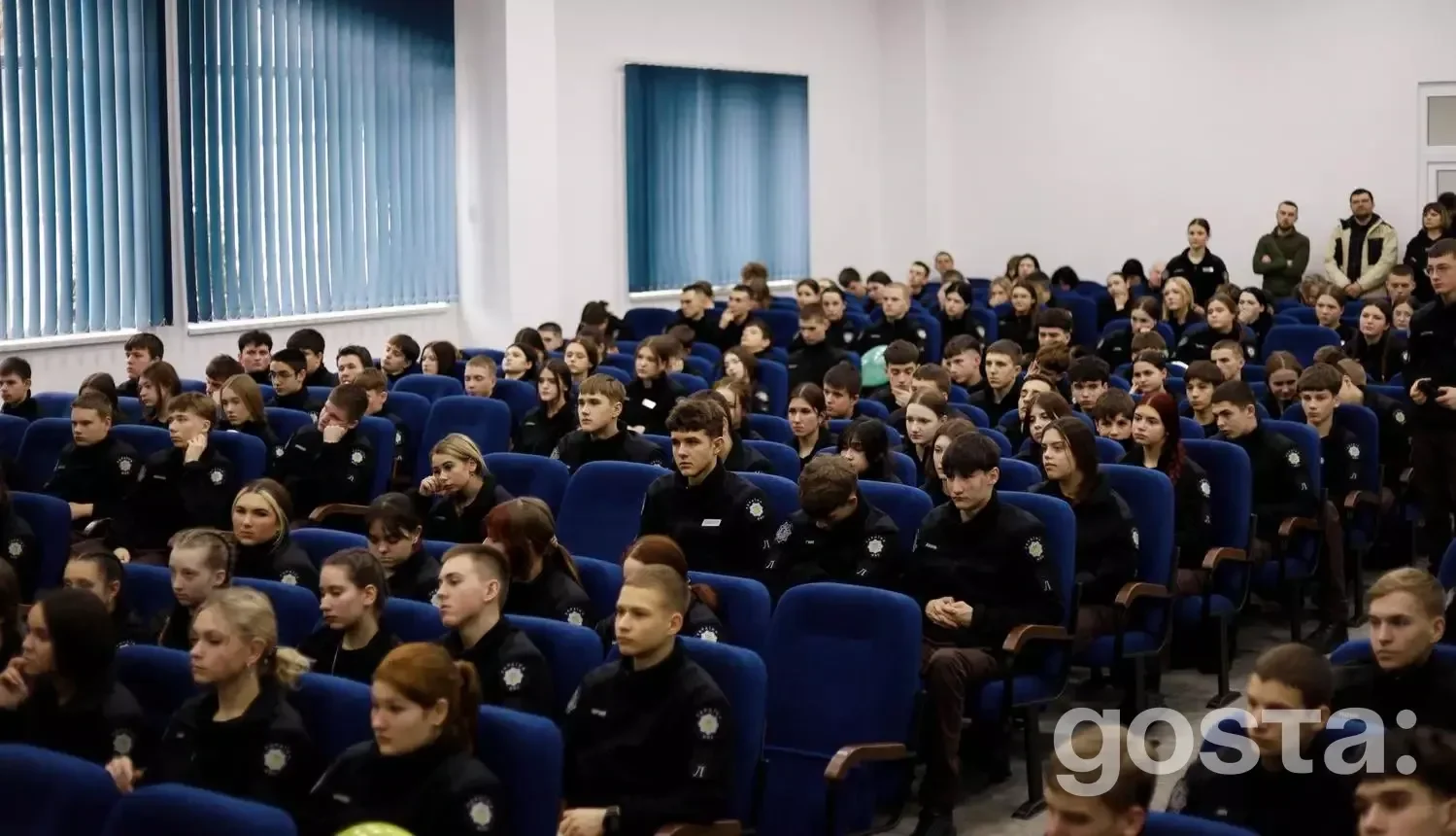 Зустріч гурту «Антитіла» з ліцеїстами МВС в Івано-Франківську, обговорення служби та національного виховання.