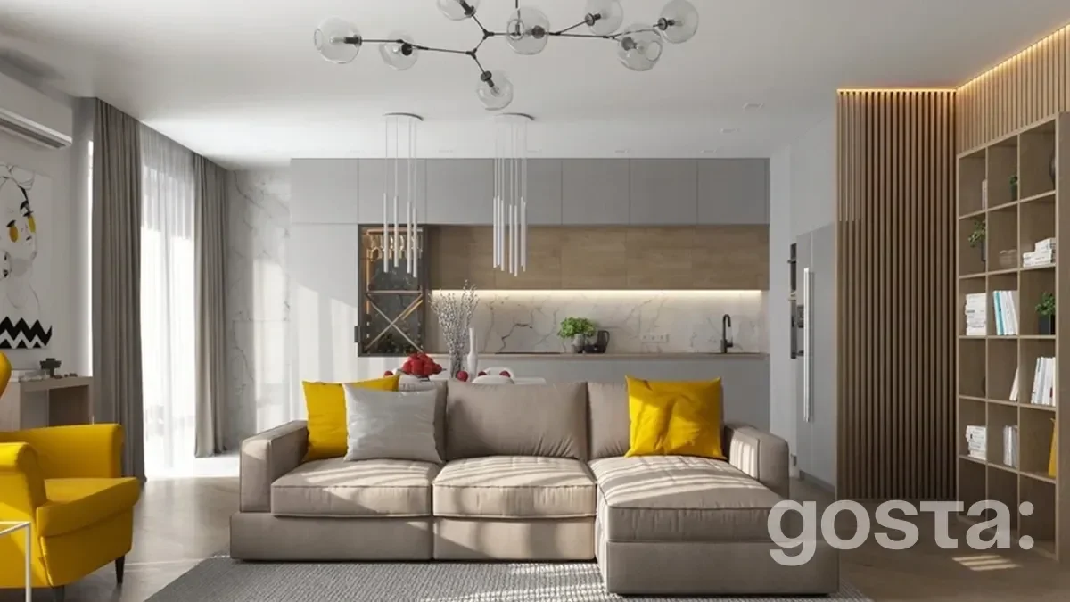 Living Room Design 2024: Color Contrasts