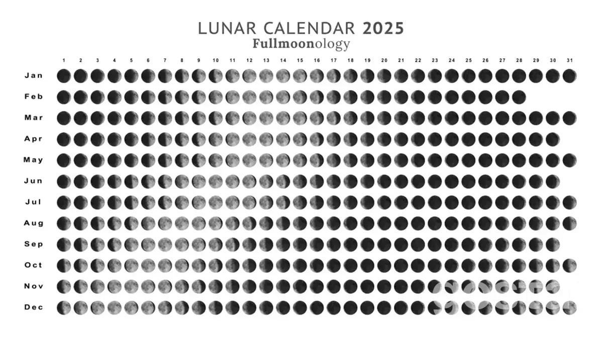 Lunar Calendar For March And The Year
