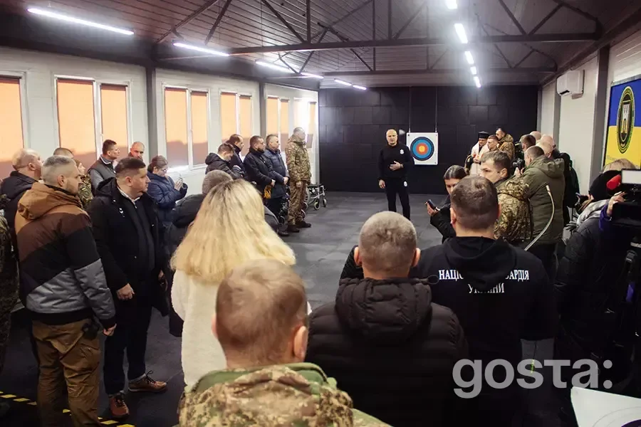 Opening of a sports rehabilitation centre for Ukrainian National Guard veterans in Prykarpattya, enhancing recovery oppo