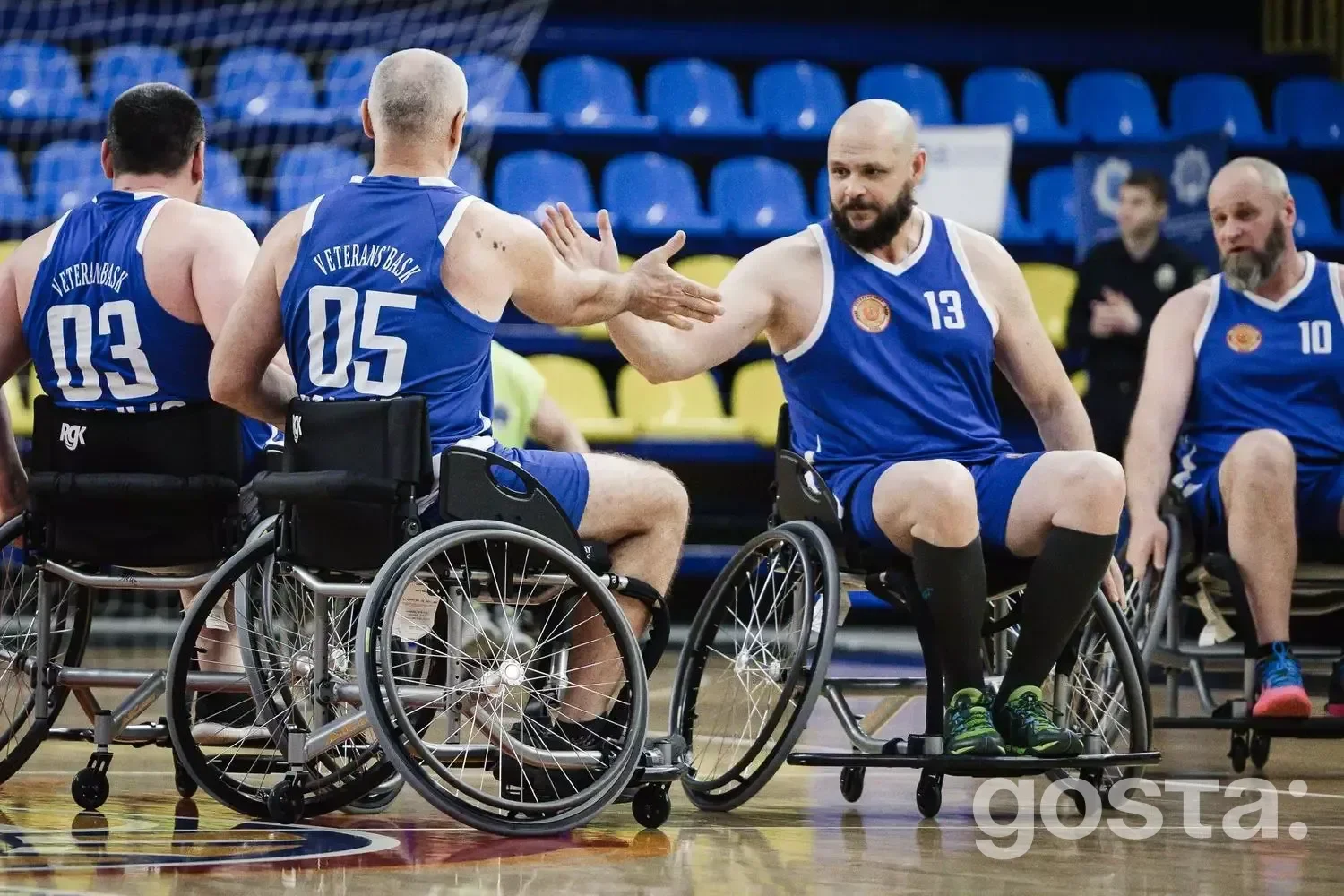 Ветерани України у командному змаганні з адаптивного баскетболу "Veterans’ Bask" в МВС. Спорт як реабілітація.